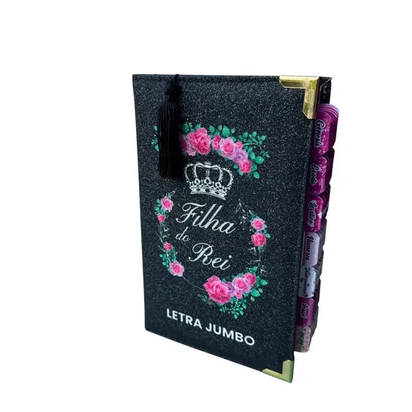 Capa do livro Bíblia  Filha do Rei Com Abas