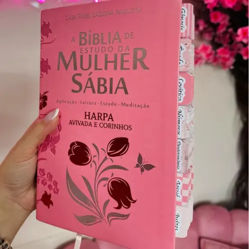 Capa do livro Bíblia Da Mulher Sábia - ESTUDO